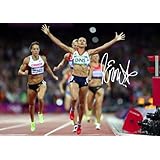 Jessica Ennis Signed PP Poster Photo Olympic Hero Gold Medal Winner Great Britain London Olympics A4 Size 21cm x 29.7cmby Jessica Ennis
