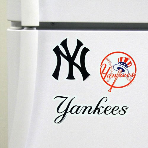 New York Yankees 3-Pack Magnet Set