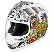 Icon Alliance Full Face Motorcycle Helmet Shakki White