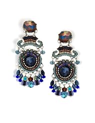 Ayala Bar Blue Suede Earrings, Fall-Winter 2013 The Classic Collection E1930