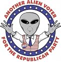 Alien Voters Republicans BBQ Apron