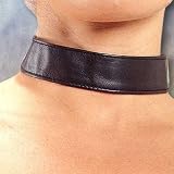 Unique Leather Neck Choker Accessory