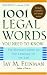 1001 Legal Words You Need to Know: The Ultimate Guide to the Language of the Law by  ISBN 0195181336