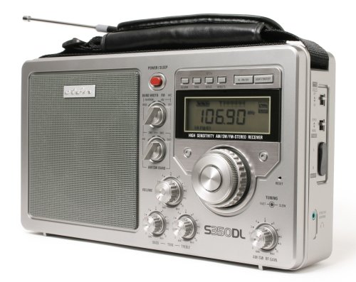 Eton S350DLS Deluxe AM/FM Radio (Silver)