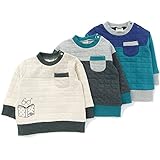 mother goose(マザーグース) トレーナー (80～130cm) キムラタンの子供服 (11117x11417-163) チャコール 110