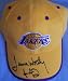 James Worthy autographed Los Angeles Lakers cap or hat