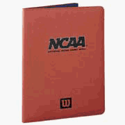 NCAA Basketball Leather Folder from Wilson