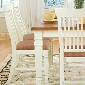 Farmhouse Amaretto And Vanilla Dining Table