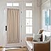 NICETOWN Door Curtain Window Panel - Room Darkening Window Treatment French/Sliding/Patio Door Blind Drapery for Privacy (One Panel, 54