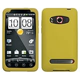 Yellow Gel Skin Case for HTC EVO 4G (Sprint)