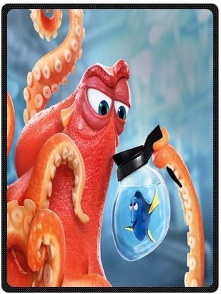 Daniellestore Custom Hank Finding Dory Super Soft Fleece Throw Blanket Cozy Throw Light Weight Blanket Sofa/ Couch/ Travel Throw Blanket 58x80 Inch
