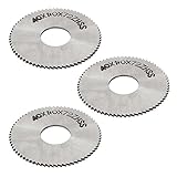 uxcell スリッティングソウ　HSS製シルバートン　40mm直径　1mm 厚さ　72歯　スリッティングソーブレード