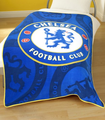 Zap Chelsea Blue Crest Fleece Blanket