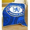 Zap Chelsea Blue Crest Fleece Blanket