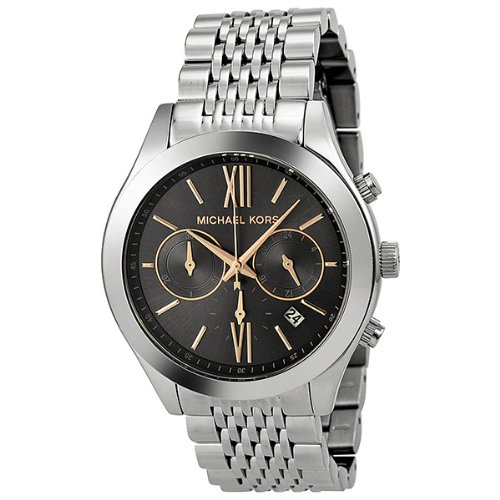 Michael Kors Women's Brookton MK5761 Silver Stainless-Steel Quartz Watch with Grey Dial