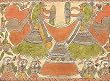 Indian Folk Paintings Madhubani Art Home Decor Organic Color Paper 11 x 15 inches