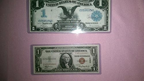 1899 Large Size $1 Black Eagle Note