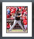 Jose Reyes Miami Marlins 2012 Batting Framed Picture 8x10