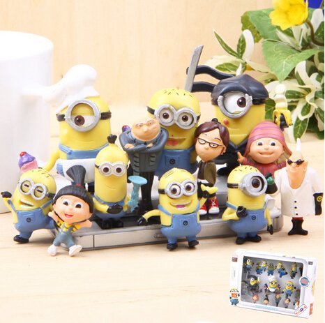 Despicable Me 2 Figure the Minions Mini Figurines Set of 12Pcs Toys