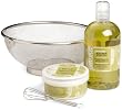 Gourmet Kitchen by Upper Canada Round Mesh Basket (Wasabi Green Tea) Gift Set