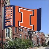 Illinois Fighting Illini 3x5 Team Logo Flag