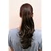 Haarteil ZOPF VOLUMIN�S gewellt br�nett BRAUN,Farbton 8