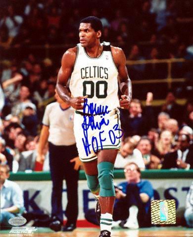 Robert Parish Boston Celtics - Action - Autographed 8x10 Photograph with HOF'03 Inscription