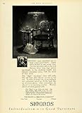 IMAGE OF 1926 Ad Arm Chair 170 Walnut Coffee Table 120 Elgin A Simonds Furniture Newton - Original Print Ad