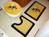 Georgia Tech Yellow Jackets Bathroom 3 Piece Bath Rugs NCAA College Athletics