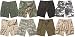Military Camouflage/Solid Color Vintage Army Paratrooper Military Cargo Shorts