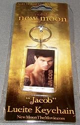 Twilight New Moon Lucite Keychain Jacob