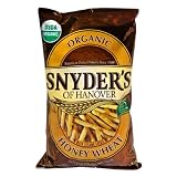 Snyders of Hanover Organic Honey Wheat Pretzel Sticks, 8-Ounce Packages (Pack of 12)