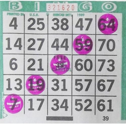Powerdot One Dozen Bingo Delight Purple Birthday Cake Bingo Dauber