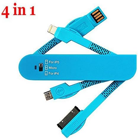 USB Charging Cable , Totoo 3 in 1 Swiss Knife Shape Multifunctional USB Portable Cable Set Micro Usb for Ipad,Ipod,Iphone 6,Iphone 4/4s/5/5s, Samsung Galaxy, Htc, Other Micro USB Samrt Phones