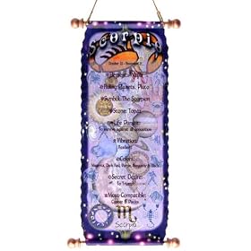 Scorpio Zodiac Tapestry October 23 - November 21 Horoscope, Astrology Unique Gifts
