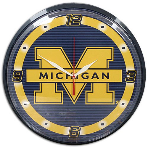 Michigan WinCraft NCAA Round Clock