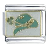 Leprechaun Hat X2 Italian Charms