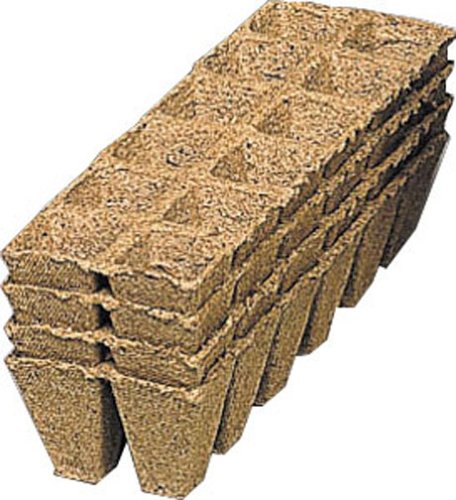 Romberg 71015 K Anzuchttöpfe quadratisch, 5 cm, 144 Stück