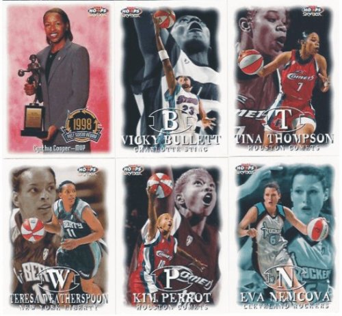 1999 WNBA Hoops by Skybox  110-Card Set of Great Action Pictures