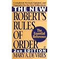The New Robert's Rules of Order