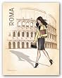 Roma by Andrea Laliberte 11"x14" Art Print Poster