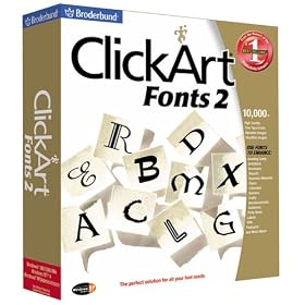 ClickArt Fonts 2 by Broderbund