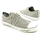 ED HARDY Dakota Sneakers Shoes Gray Mens SZ