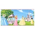 Disney Princess Fantasy Border - Multicolored