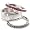 Tony Stewart #14 Logo Crystal Stacked Ring Set (Size 6)