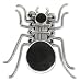 Onyx brooch pendant, 'Nazca Spider' 1.6 W 1.6 L