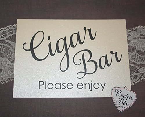 Amazon.com: Cigar Bar Please Enjoy Sign: Handmade