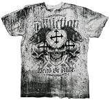 Fracture S/S Guys T-shirt in White by Affliction Clothing - Ships in ''24'' Hours!