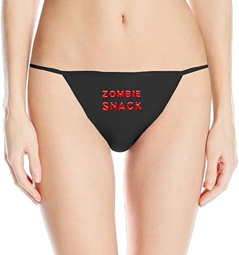 Funny Zombie Snack Horror Drama Women's G String Underwear L