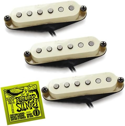 Seymour Duncan Antiquity Texas Hot Strat Pickup Set FREE Ernie Ball Strings